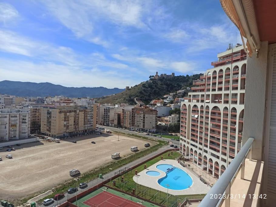 Espectacular Terraza Y Vistas En 1A Linea De Playa Cullera Exterior foto